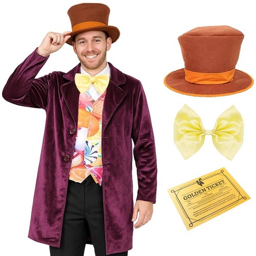 Mens chocolate factory boss - chocolate,