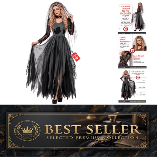 Corpse bride costume zombie - bride, costume,