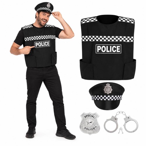 Adult police officer halloween - adult,
