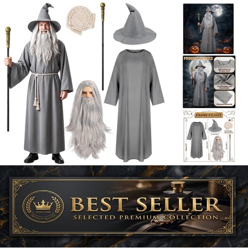 Adult wizard cloak costume - adult,