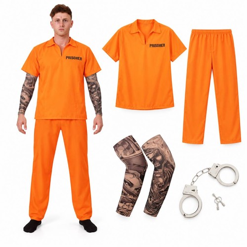 Adult orange prisoner convict - adult,