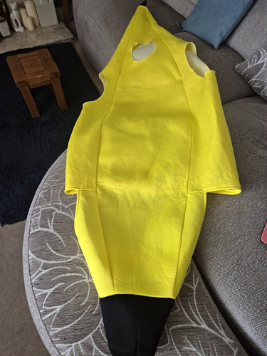 Adult banana costume - one, size