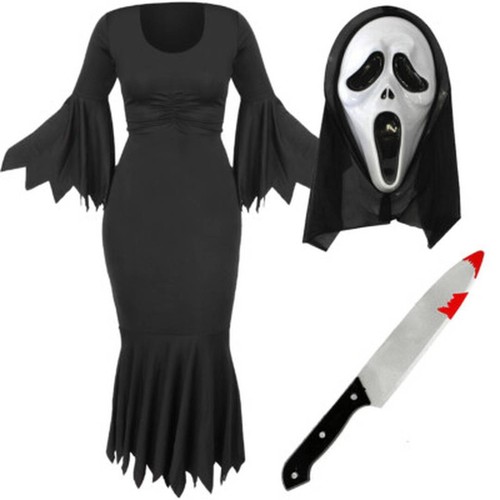 Ladies screamer costume dress - ladies,