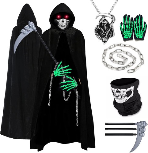 150cm grim reaper cape costume - 150cm,