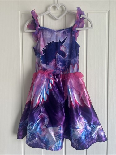 Unicorn fancy dress purple and - dress,