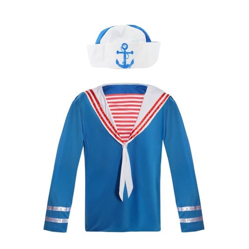 2pc adult blue sailor - blue, fancy