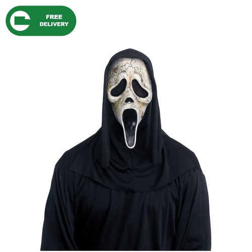 Aged ghost face mask adult - face,