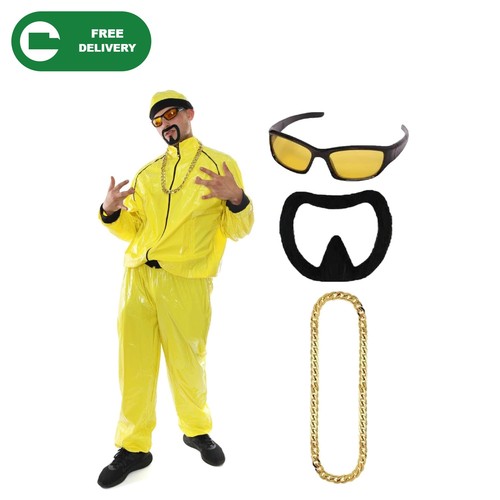 Mens 90s rapper costume set - set,