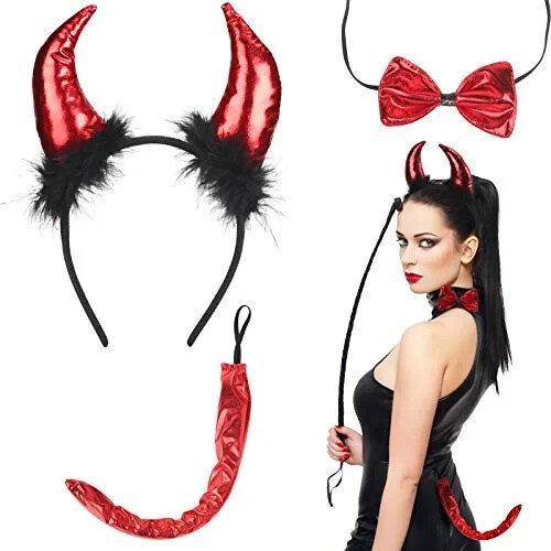 Devil horns tail bow - tail,