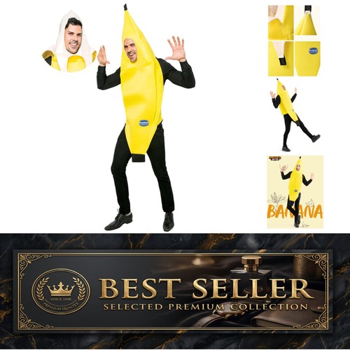 Appealing banana costume adult - banana,