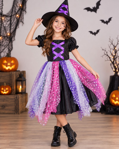 Girls witch costume age - girls, 7-10