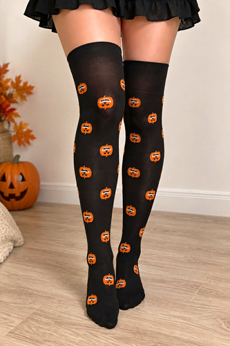 Halloween pumpkin tights - pumpkin,