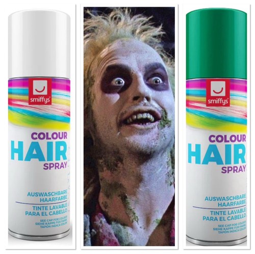 Beetlejuice green white - beetlejuice, hair
