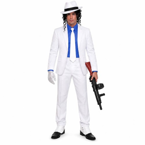 Adult king pop white - king, of