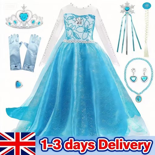 Kids girls princess - uk, elsa