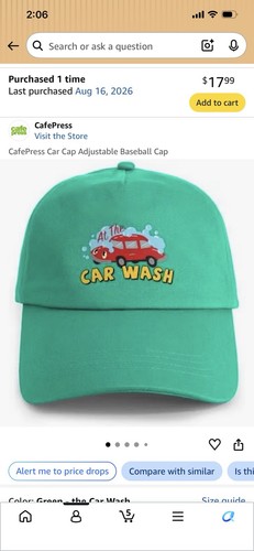 The car wash hat - “at, wash”